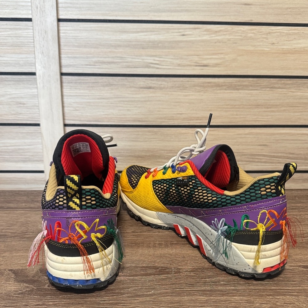 adidas x Sean Witherspoon Yellow and Purple Athletic Shoes
